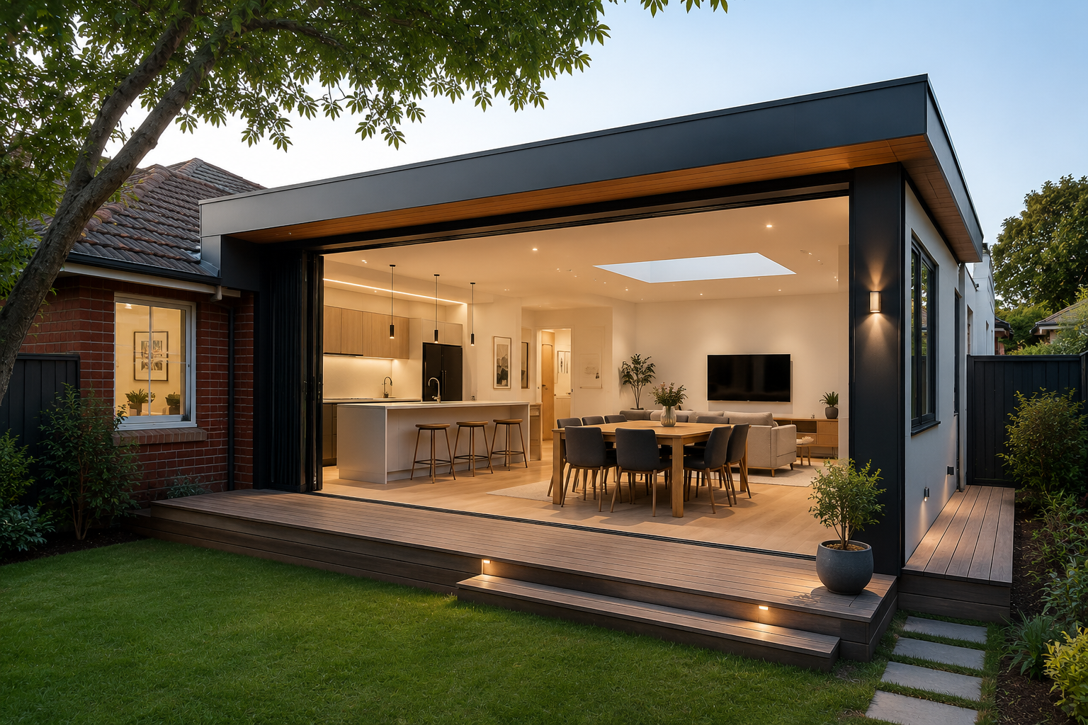 Luxury home extension Melbourne